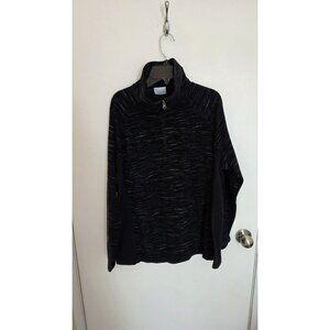 Columbia Quarter Zip Long Sleeve Top Fleece Womens 1X Outdoors Hiking Camping